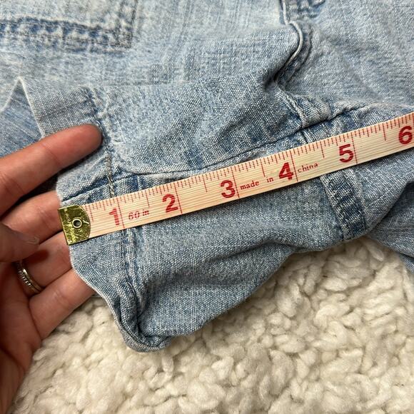 Vintage Riders Light Wash High Waisted Shorts HiRise Casual Everyday Summer - Picture 7 of 8